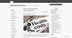 Desktop Screenshot of beyondeconomics.org